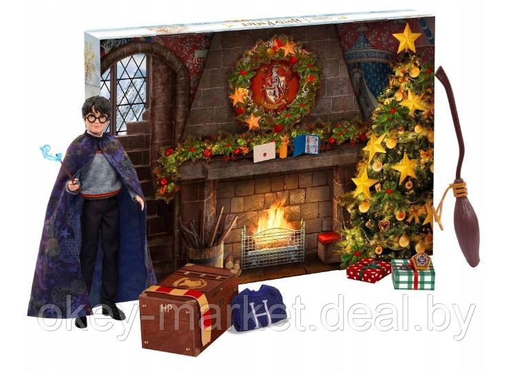 Адвент-календарь Гриффиндора с куклой Гарри Поттера и 24 аксессуарами HND80 - фото 3 - id-p220039395