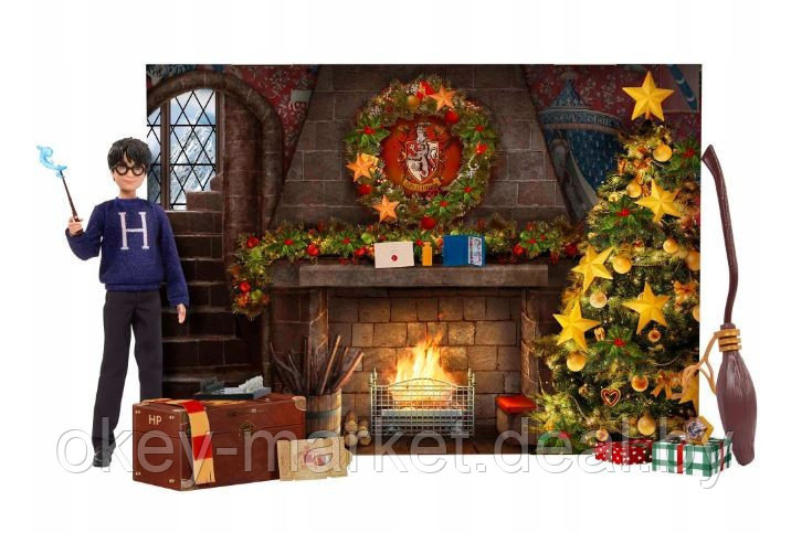 Адвент-календарь Гриффиндора с куклой Гарри Поттера и 24 аксессуарами HND80 - фото 4 - id-p220039395