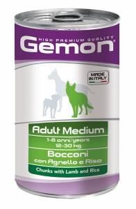 Gemon Dog Medium Adult Lamb/Rice, 1250 гр - фото 1 - id-p220040009
