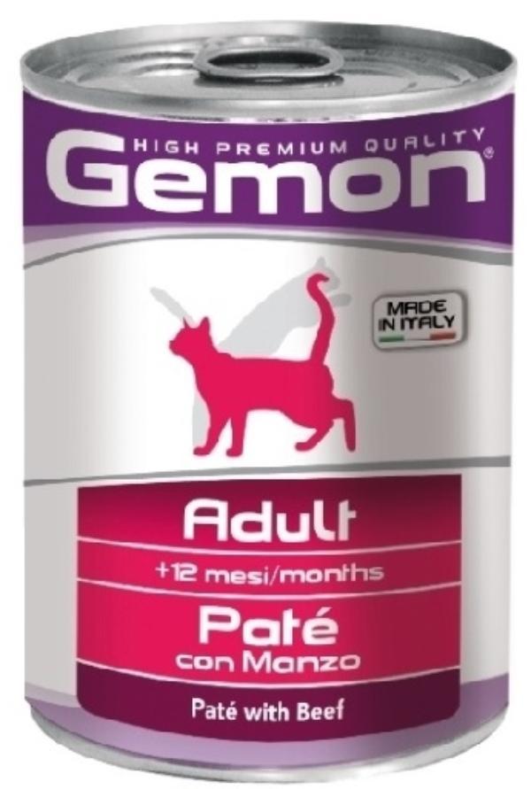 Gemon adult pate (говядина), 400 гр - фото 1 - id-p220040016