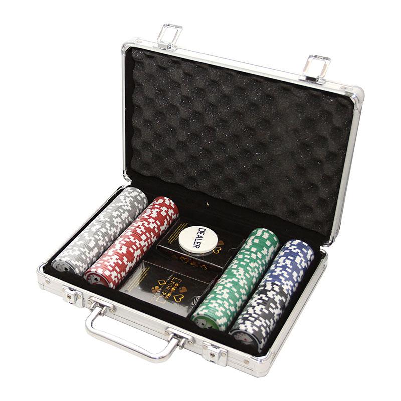 Набор для покера Фабрика Покера, 200, 11,5г., с номиналом - фото 1 - id-p214382458