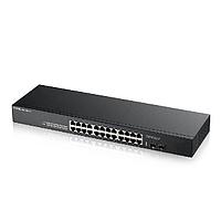 Коммутатор Zyxel GS1100-24-EU0103F 24G 2SFP неуправляемый