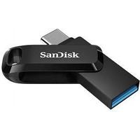 Флеш Диск Sandisk 64Gb Ultra Dual Drive Go SDDDC3-064G-G46 USB3.1 черный