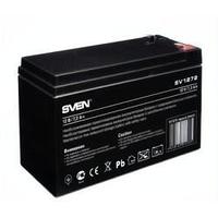 Батарея SVEN SV 1272 (12V 7.2Ah), напряжение 12В, емкость 7.2А*ч, макс. ток разряда 105А, макс. ток заряда