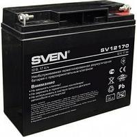 Батарея SVEN SV 12170 (12V 17Ah), напряжение 12В, емкость 17А*ч, макс. ток разряда 225А, макс. ток заряда