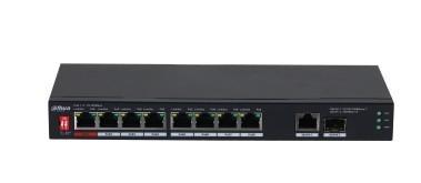 Коммутатор Dahua DH-PFS3110-8ET1GT1GF-96 8x100Mb 1G неуправляемый