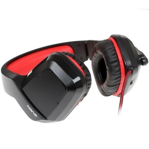 Наушники с микрофоном SVEN AP-G858MV Black-Red (шнур 2.2м) - фото 1 - id-p214260758