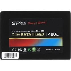 Silicon Power SSD 480Gb S55 SP480GBSS3S55S25 {SATA3.0, 7mm} - фото 1 - id-p212703969