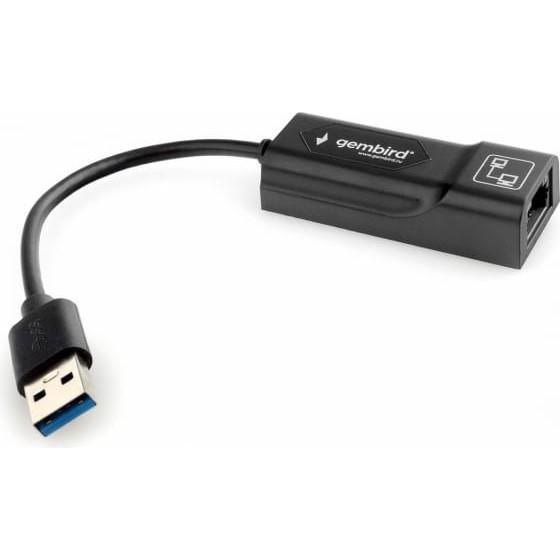 Сетевой адаптер USB NIC-U5 Gembird USB 3.0 to GLan 10/100/1000 - фото 1 - id-p218398249