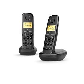 Р/Телефон Dect Gigaset A270 DUO RUS черный (труб. в компл.:2шт) АОН