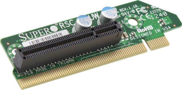 Supermicro RSC-R1UW-E8R Элемент корпуса 1U RHS WIO Riser card with one PCI-E x8 slot [RSC-R1UW-E8R] - фото 1 - id-p213585927