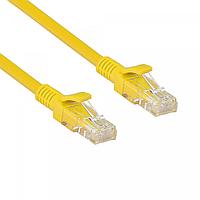 Патч-корд ExeGate UTP-RJ45-RJ45-5e-1M-YL, UTP, cat.5e, 1м, желтый EX258671RUS