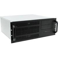 Procase EM439-B-0 черный {4U глубина 390мм, внешн 1x5.25, внутр 4xHDD, MB 12"x13", без Б/П PS2}