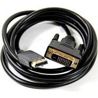 Кабель Telecom TA668-1.8м Кабель-адаптер DisplayPort(M) - DVI (M) 1.8м