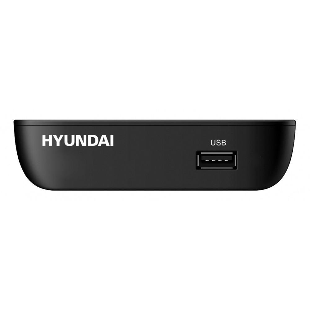 Ресивер DVB-T2 Hyundai H-DVB460 черный - фото 1 - id-p219505333