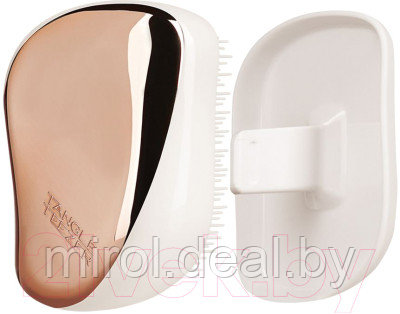 Расческа-массажер Tangle Teezer Compact Styler Rose Gold Ivory - фото 1 - id-p220042528