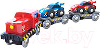 Набор игрушечных автомобилей Hape Транспортер гоночной машины / E3735-HP