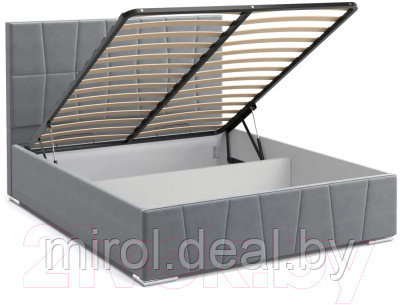 Двуспальная кровать Stolline Пассаж 02 с ПМ/Н 160x200 - фото 5 - id-p220043252