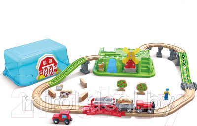 Железная дорога игрушечная Hape Сельский поезд / E3772_HP - фото 3 - id-p220044208