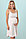 П47504 Сорочка женская для беременных и кормящих белый/розовый/черный, фото 2