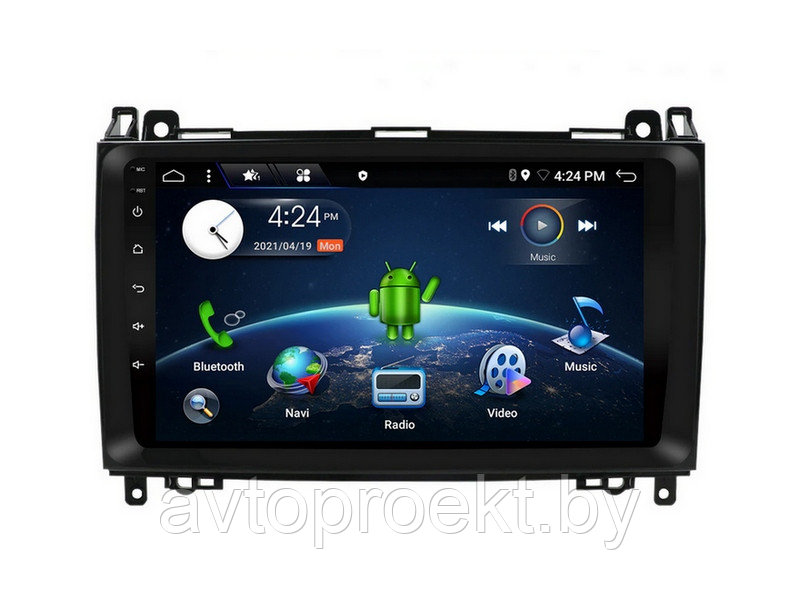 Штатная Магнитола Mercedes Benz Sprinter W906 B200 W169 W245 Vito W639 9" Android Qled TS18 4/64Gb