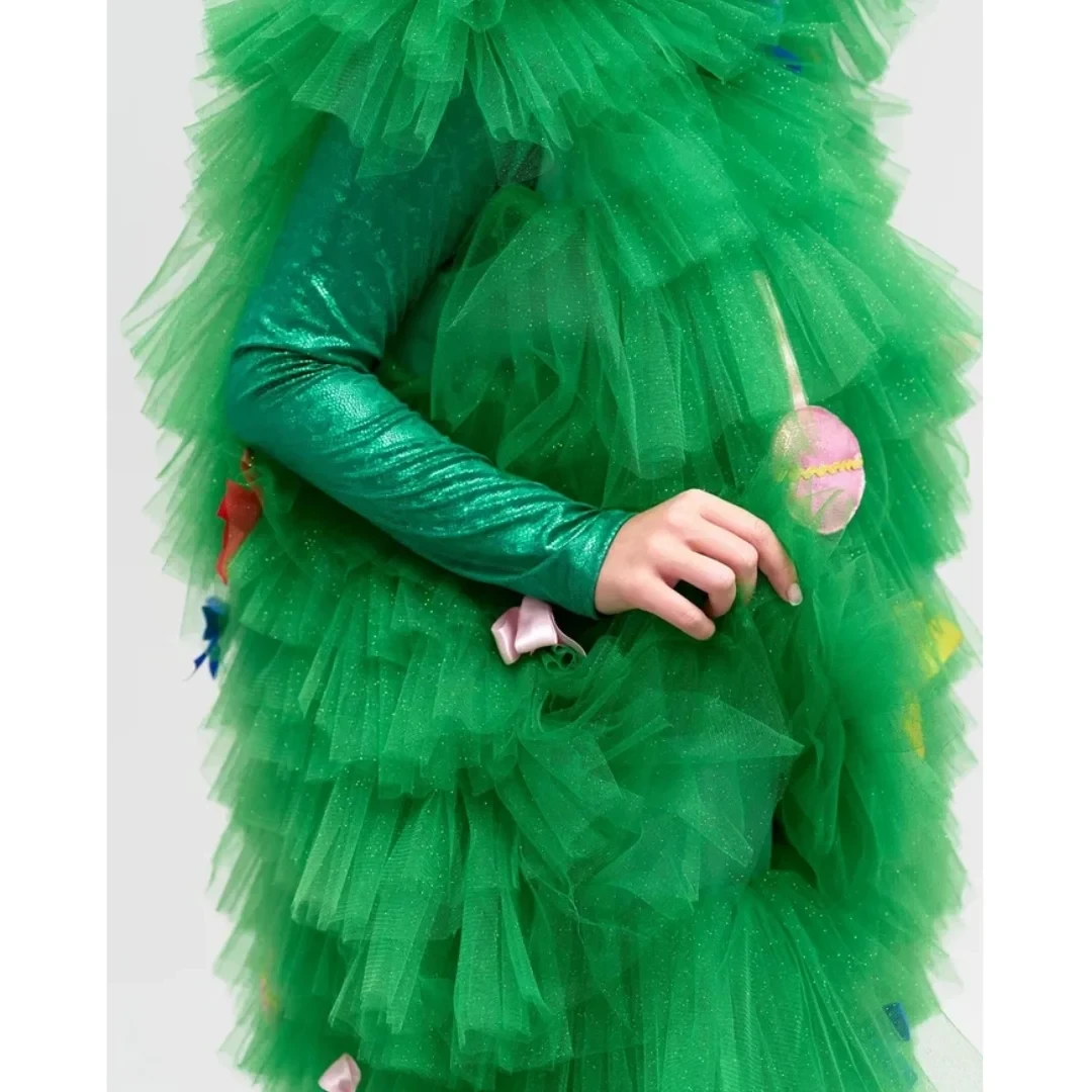 Карнавальный костюм Елки в колпаке, универсальный для взрослых - фото 9 - id-p220047408