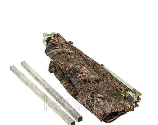 Раскладушка алюминиевая Медведь (180*65*40 см) утеплённая 3х слойная - фото 3 - id-p220047352
