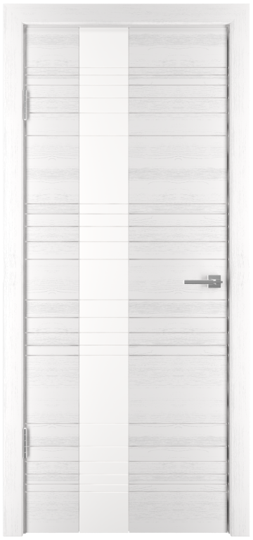 МИЛАНА -1 ДЧ стекло с фрезеровкой лакобель белое/черное - фото 9 - id-p220047618