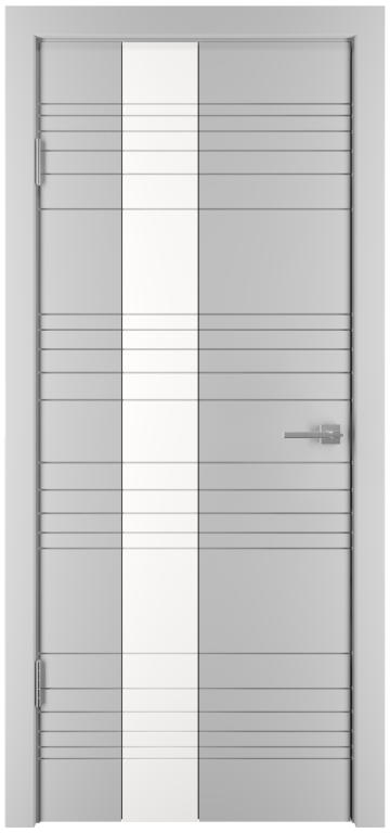МИЛАНА -1 ДЧ стекло с фрезеровкой лакобель белое/черное - фото 10 - id-p220047618