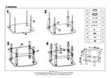 Стол журнальный Halmar CANARIA (бесцветный), фото 2