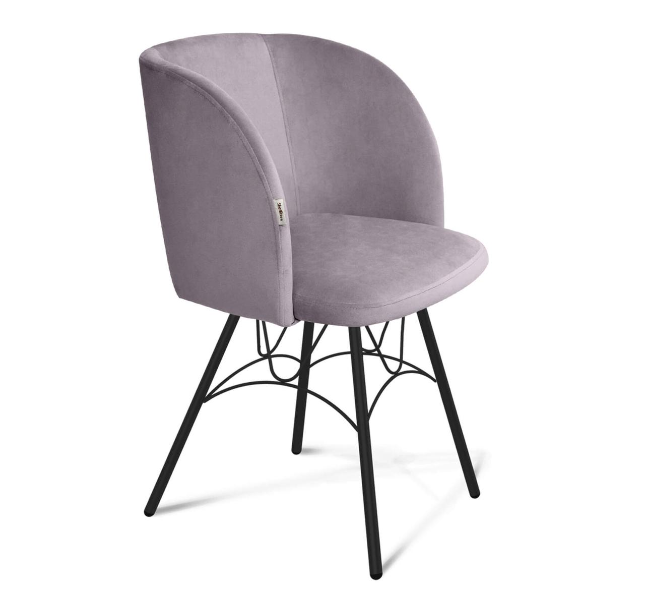 Стул кухонный Sheffilton SHT-ST33/S100 (сиреневая орхидея/черный муар)