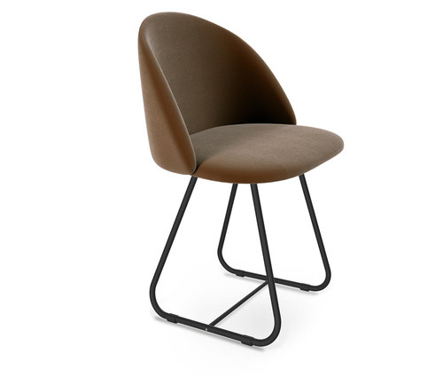 Стул кухонный Sheffilton SHT-ST35/S38 (кофейный ликер/черный муар)