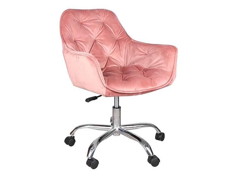 Кресло компьютерное SIGNAL Q-190 VELVET BLUVEL 52 (античный розовый) - фото 1 - id-p220049265