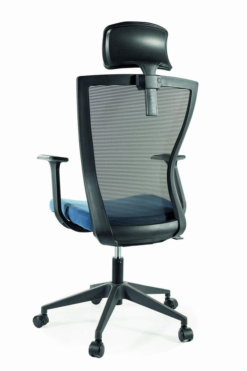Кресло компьютерное SIGNAL Q-328H (черный/синий) - фото 2 - id-p220049286