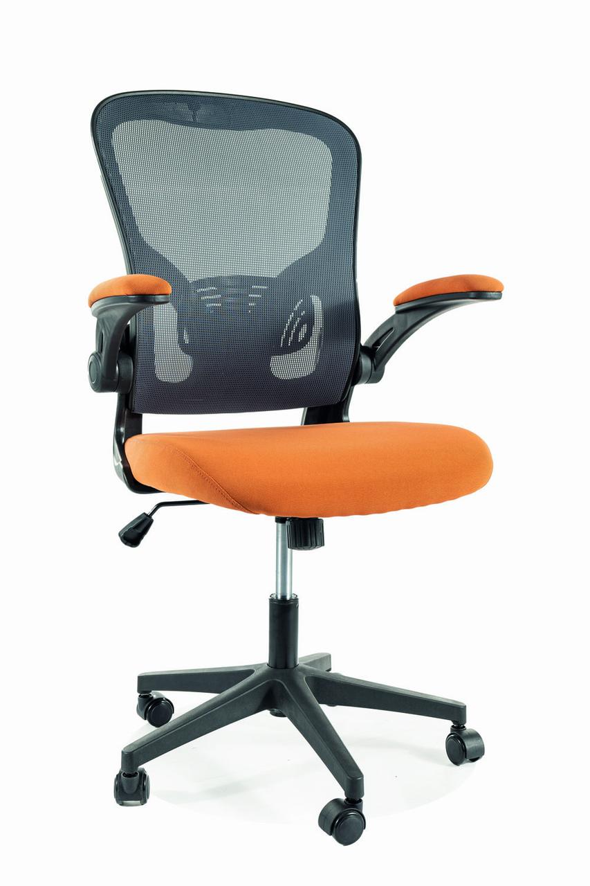 Кресло компьютерное SIGNAL Q-333 (серый/оранжевый) - фото 1 - id-p220049291