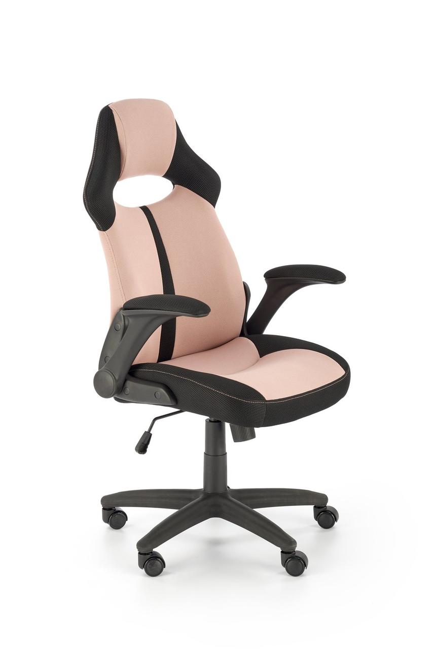 Кресло компьютерное Halmar BLOOM (розовый/черный)