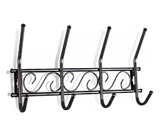 Вешалка Sheffilton Грация 1/4 (черный/черный) (заказ от 3 шт)