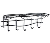 Вешалка Sheffilton Грация 1/5 (черный/черный) (заказ от 2 шт)
