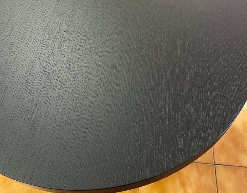 Стол обеденный Signal DOMINGO раскладной (черный мат/черный) - фото 4 - id-p220049552