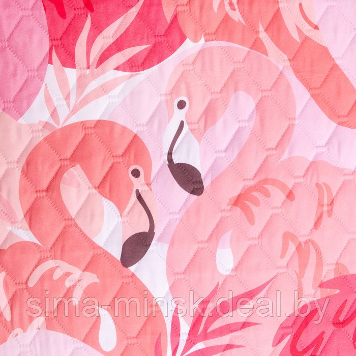 Покрывало детское Этель 1,5 сп "Flamingo garden", 145х210 см, микрофибра - фото 2 - id-p220050324