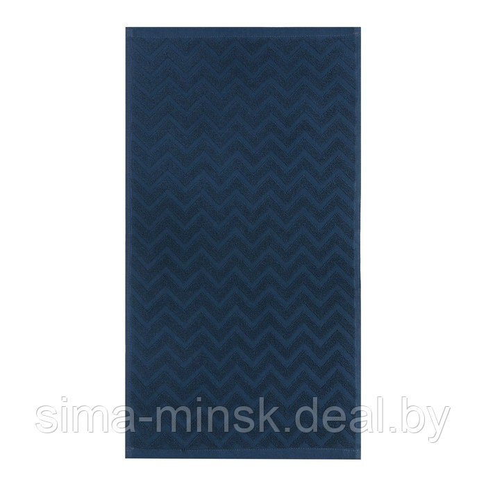 Полотенце махровое LoveLife Zig-Zag, 50х90 см, цвет голубая ель, 100% хл, 450 гр/м2 - фото 2 - id-p220050354