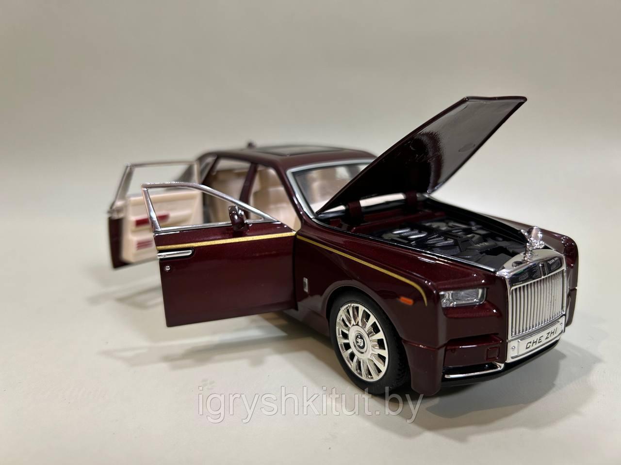 Металлическая машинка rolls-royce Роллс Ройс, свет, звук, двери открываются, инерционный механизм - фото 4 - id-p149187335