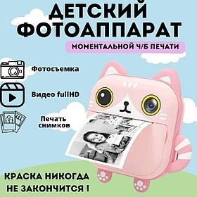 Фотоаппарат детский моментальной печати КОТИК