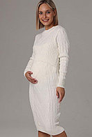 2-НМ 06210 Платье для беременных и кормящих молочный