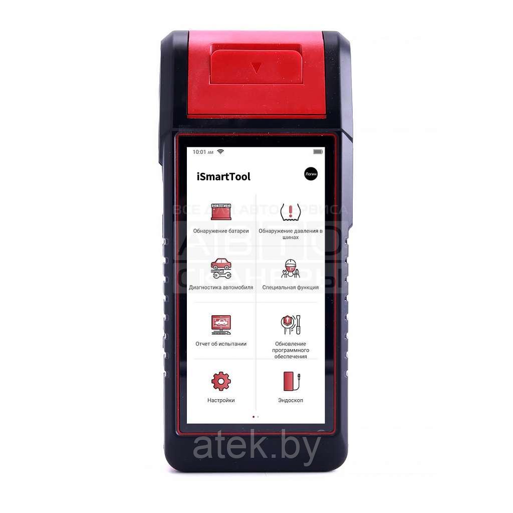Диагностический мультимарочный сканер, тестер АКБ и TPMS Launch iSmartool 601MAX
