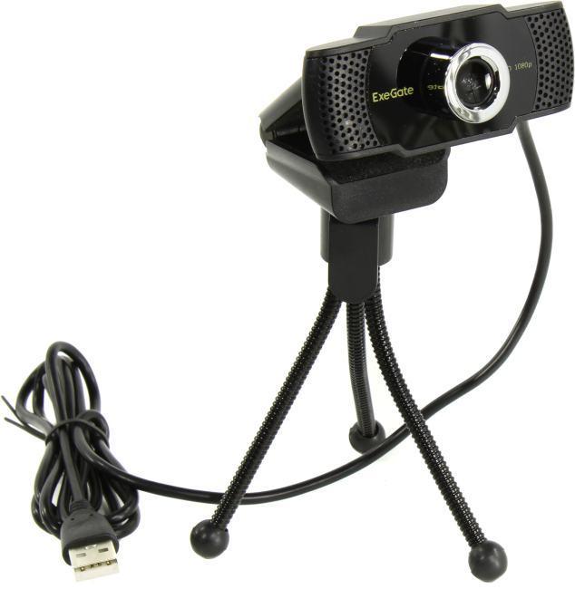 Видеокамера ExeGate Business Pro C922 Full HD EX287242RUS (USB2.0 1920x1080 микрофон трипод) - фото 1 - id-p203906796
