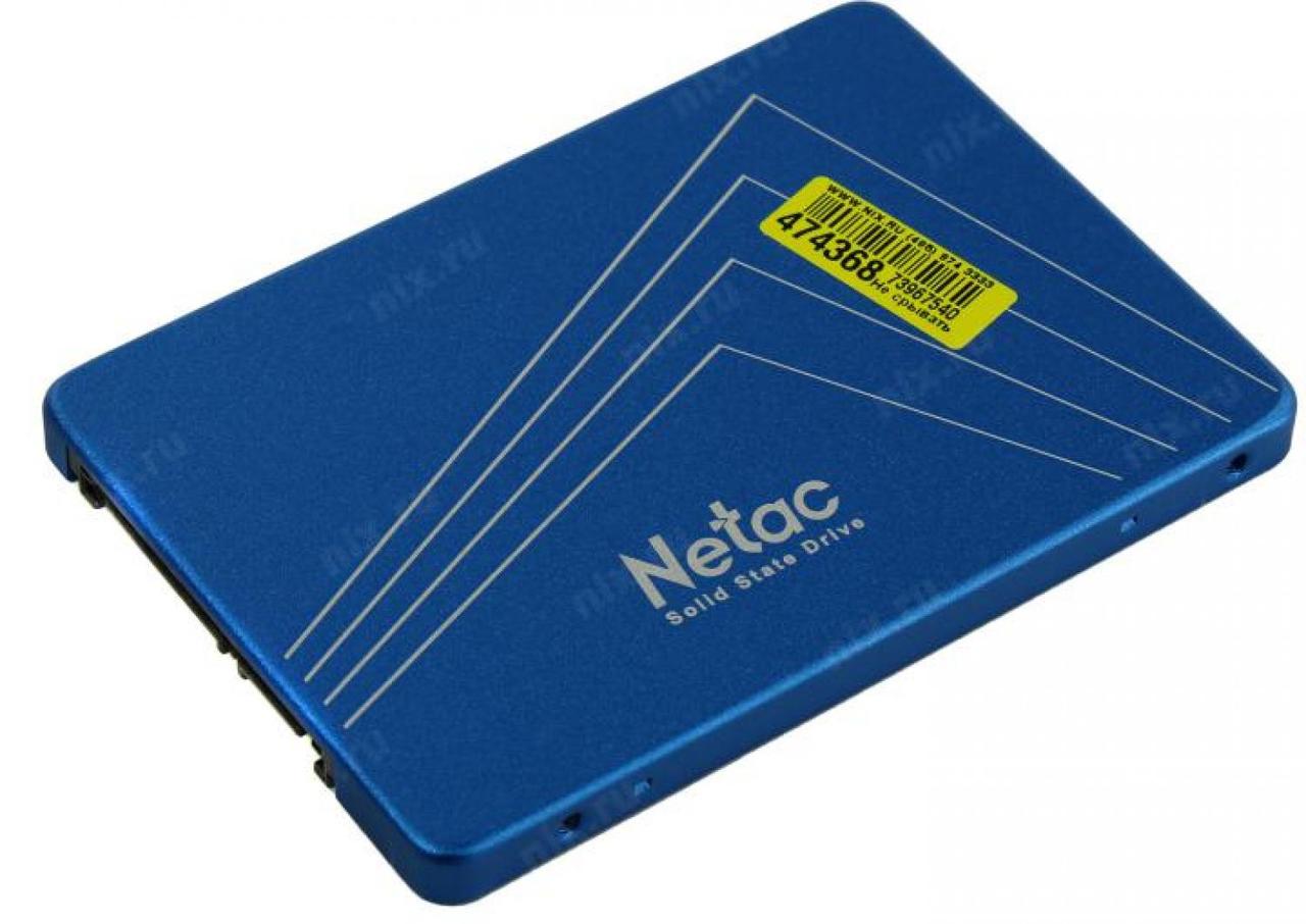 Накопитель SSD 480 Gb SATA 6Gb/s Netac N535S NT01N535S-480G-S3X 2.5" - фото 1 - id-p203910229