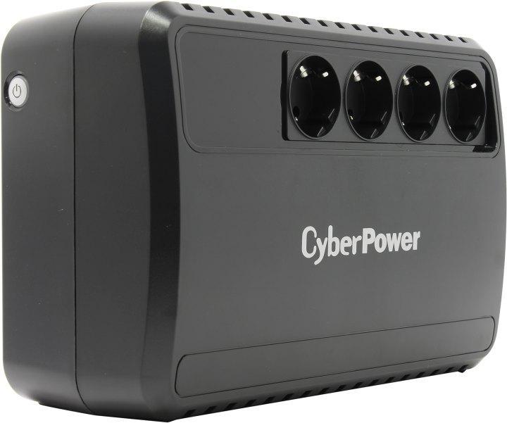 ИБП CyberPower BU1000E, Line-Interactive, 1000VA/600W, 4 Schuko розетки, Black, 0.4х0.3х0.3м., 7.8кг. - фото 1 - id-p203914413