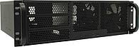 Procase RM338-B-0 Корпус 3U server case,3x5.25+8HDD,черный,без блока питания,глубина 380мм, MB CEB 12"x10.5"