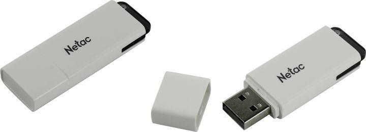 Накопитель Netac NT03U185N-064G-20WH USB2.0 Flash Drive 64Gb (RTL) - фото 1 - id-p203910451